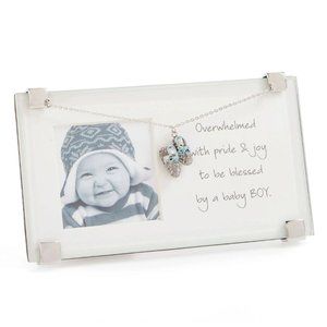 NWT Mud Pie New Baby Boy Picture Frame in Blue at Nordstrom